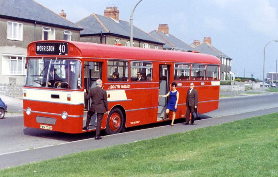  AEC Swift 2MP2R Willowbrook (B48D) 1969 года  (фото 1 из 1)